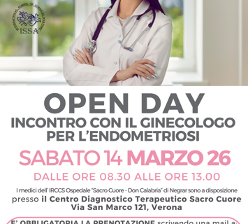 VERONA 14 MARZO: OPEN DAY VISITE E TAVOLO INFORMATIVO